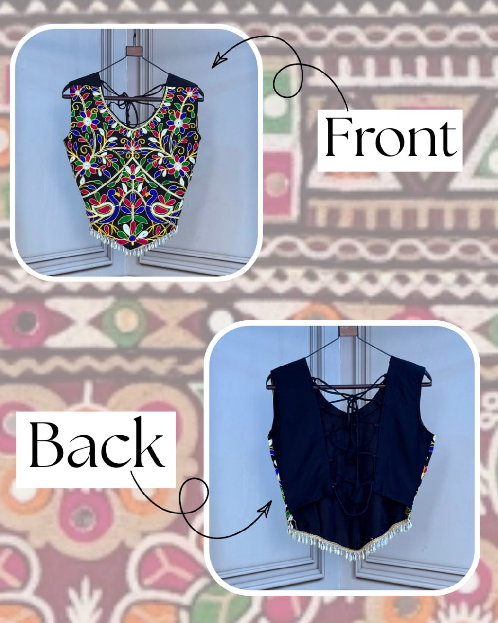 Traditional Kutchi Handwork Designer Blouse