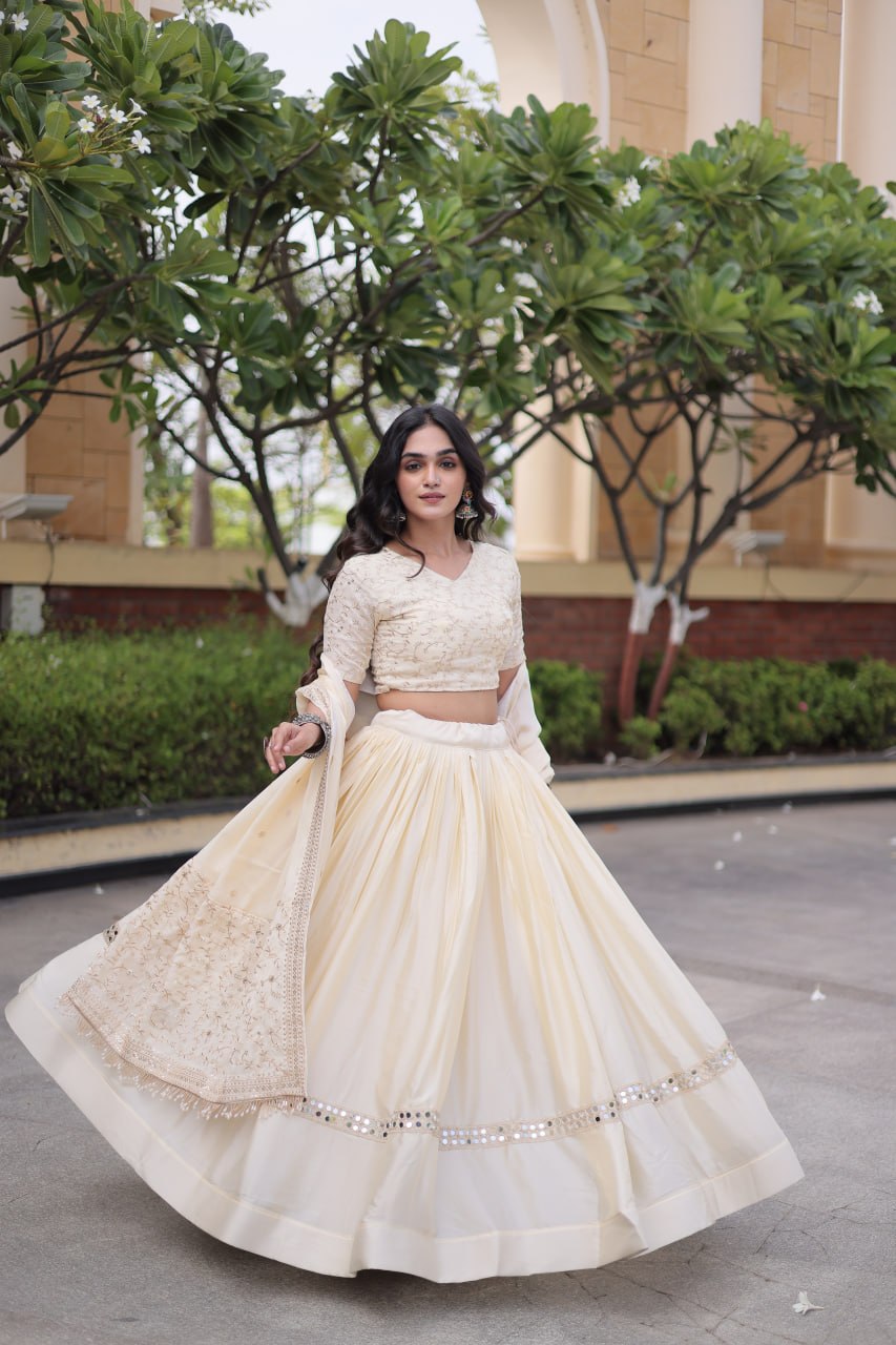 Women’s Designer Embroidered Lehenga Choli with Dupatta – Wedding & Festive Special
