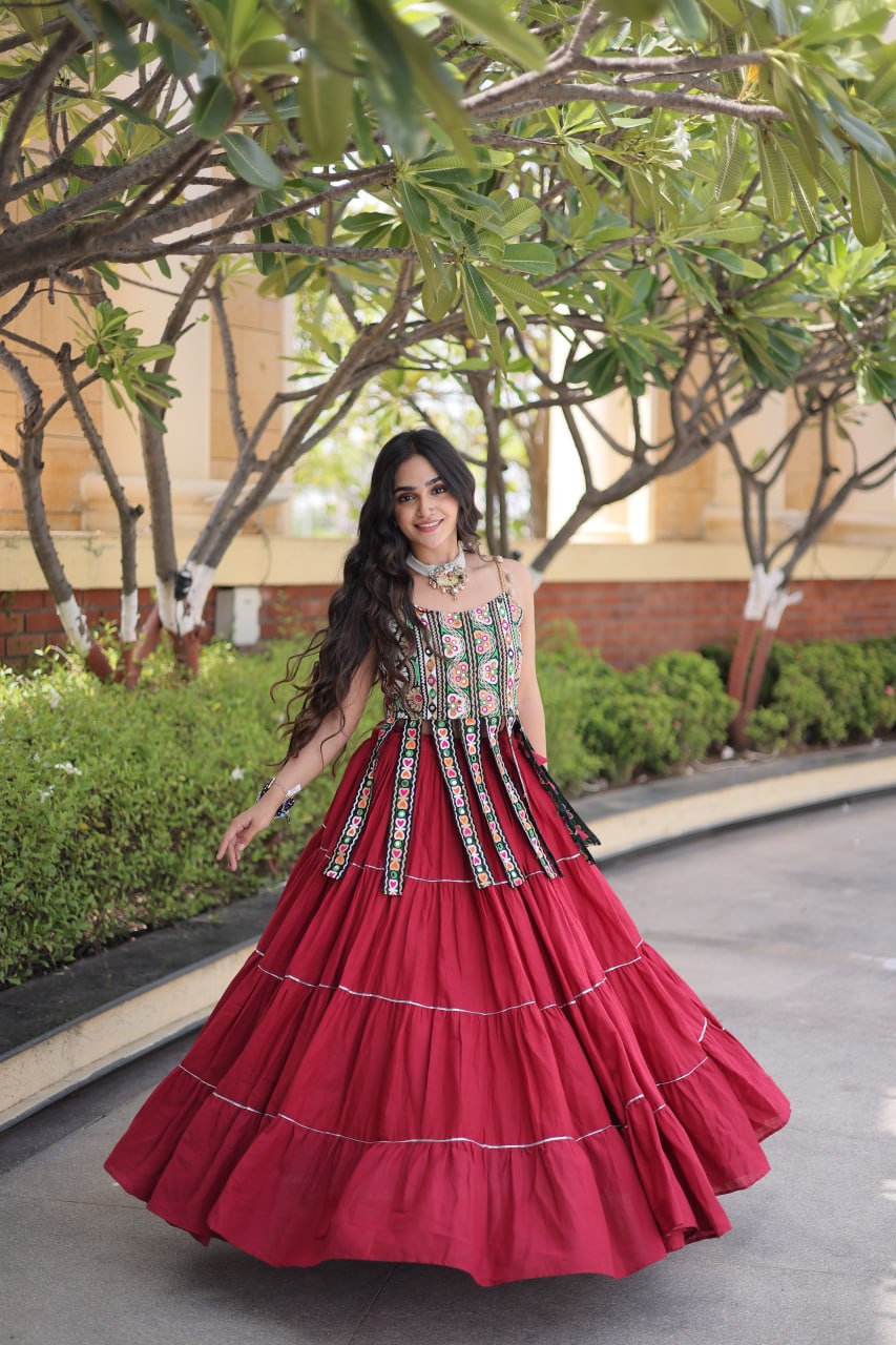 Designer Kutchi Work Chaniya Choli – Navratri Garba Special