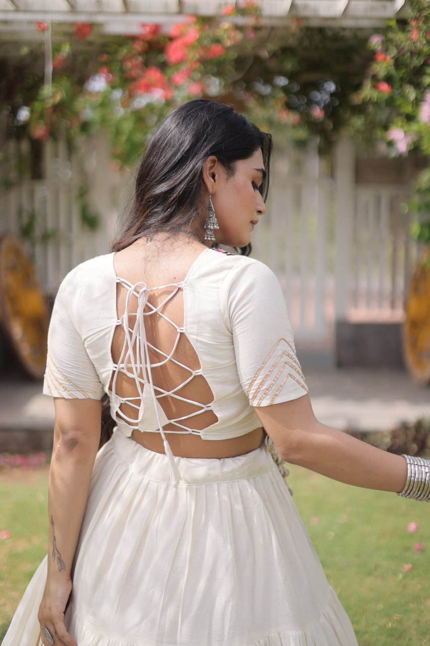 Traditional Kutchi Work Lehenga Kurti Set | 12 Meter Flare | Navratri Garba Chaniya Choli Collection