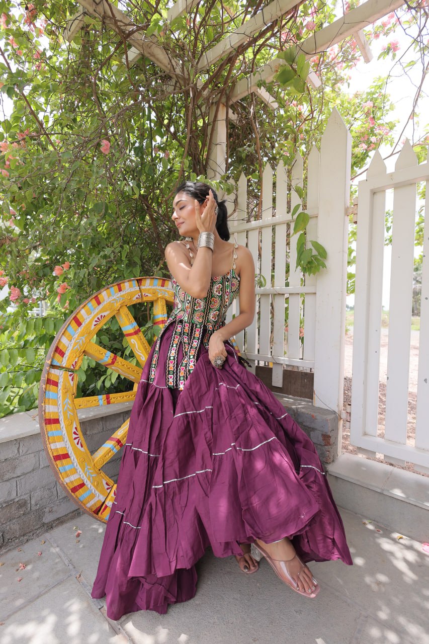 Designer Kutchi Work Chaniya Choli – Navratri Garba Special