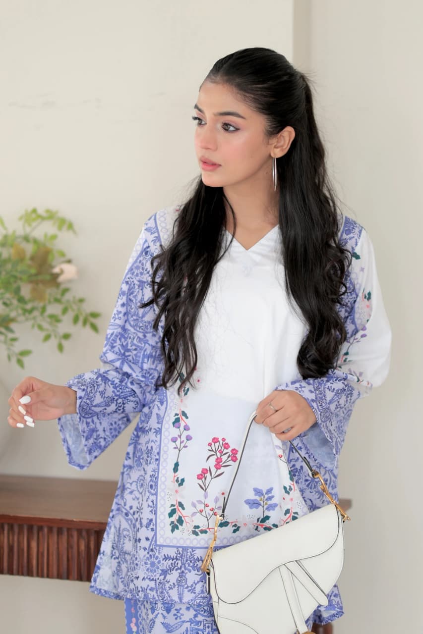 Stylish Floral Print Kurta & Pant Co-Ord Set for Women