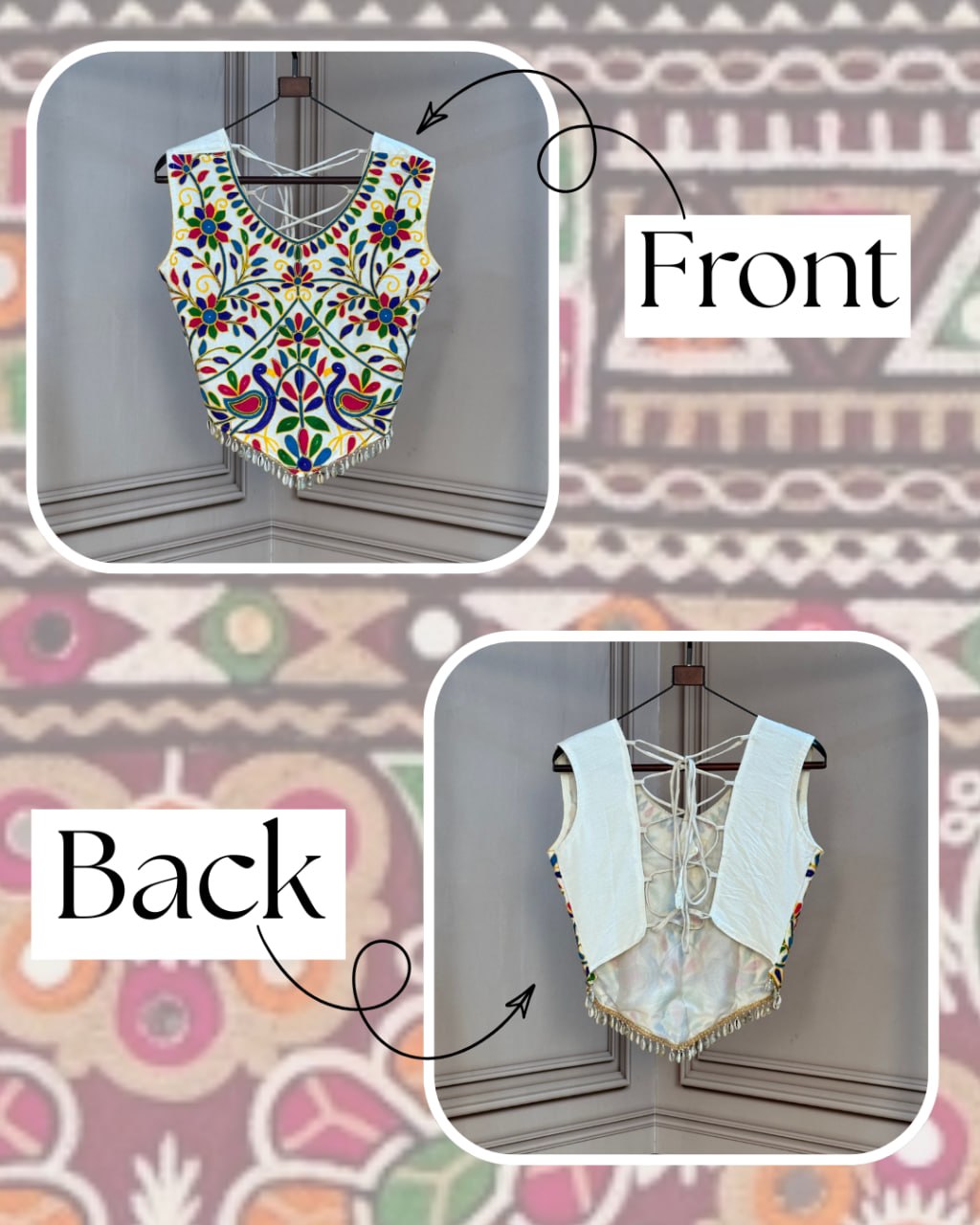Traditional Kutchi Handwork Designer Blouse
