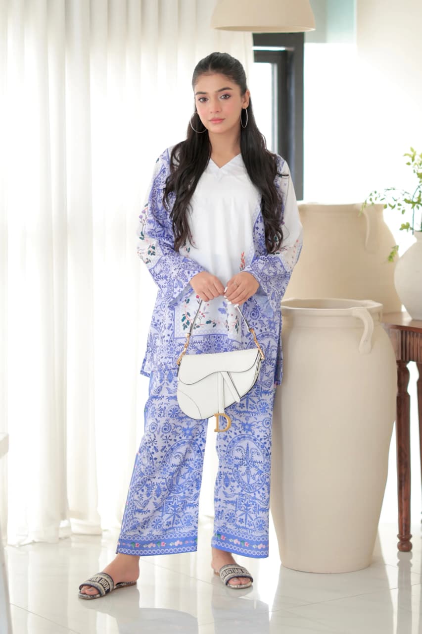 Stylish Floral Print Kurta & Pant Co-Ord Set for Women