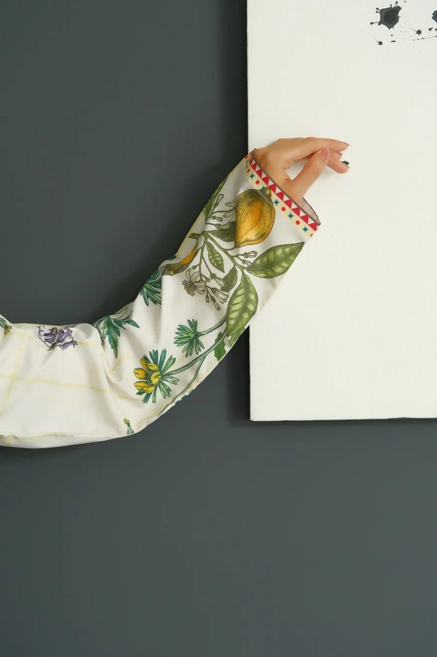 Elegant White Floral Print Kurta & Wide Leg Palazzo Co-Ord Set for Women