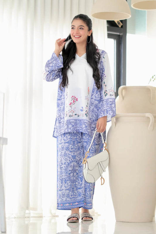 Stylish Floral Print Kurta & Pant Co-Ord Set for Women